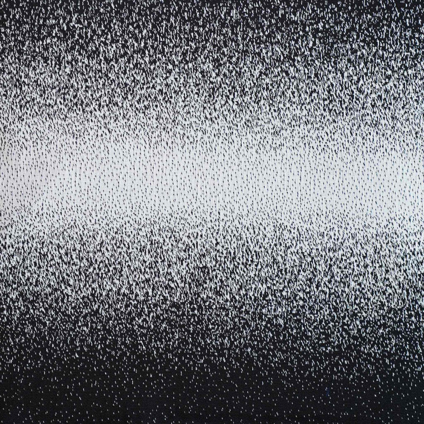 Black and white dots gradient cushion cover.