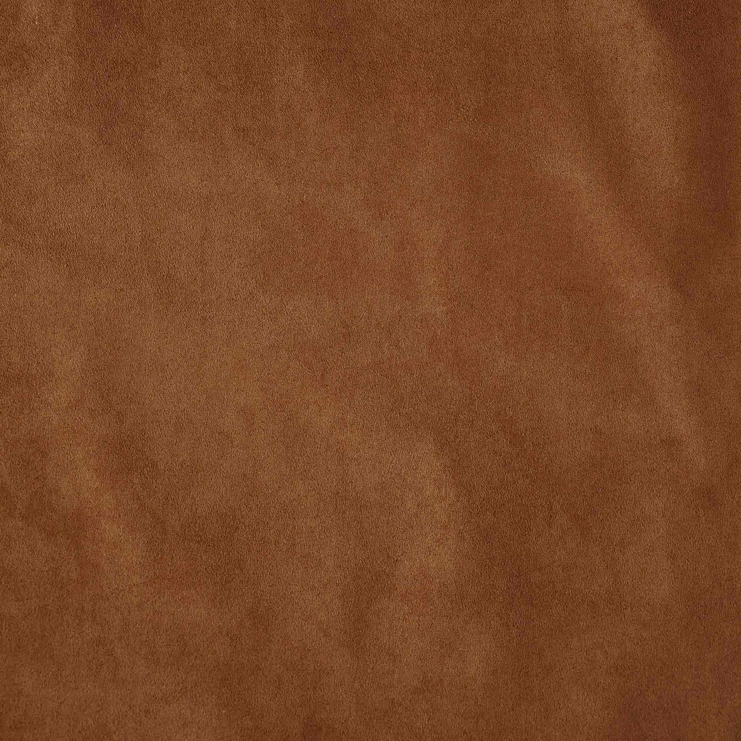 Soft texture and stylish design of solid tan suede cushion cover.