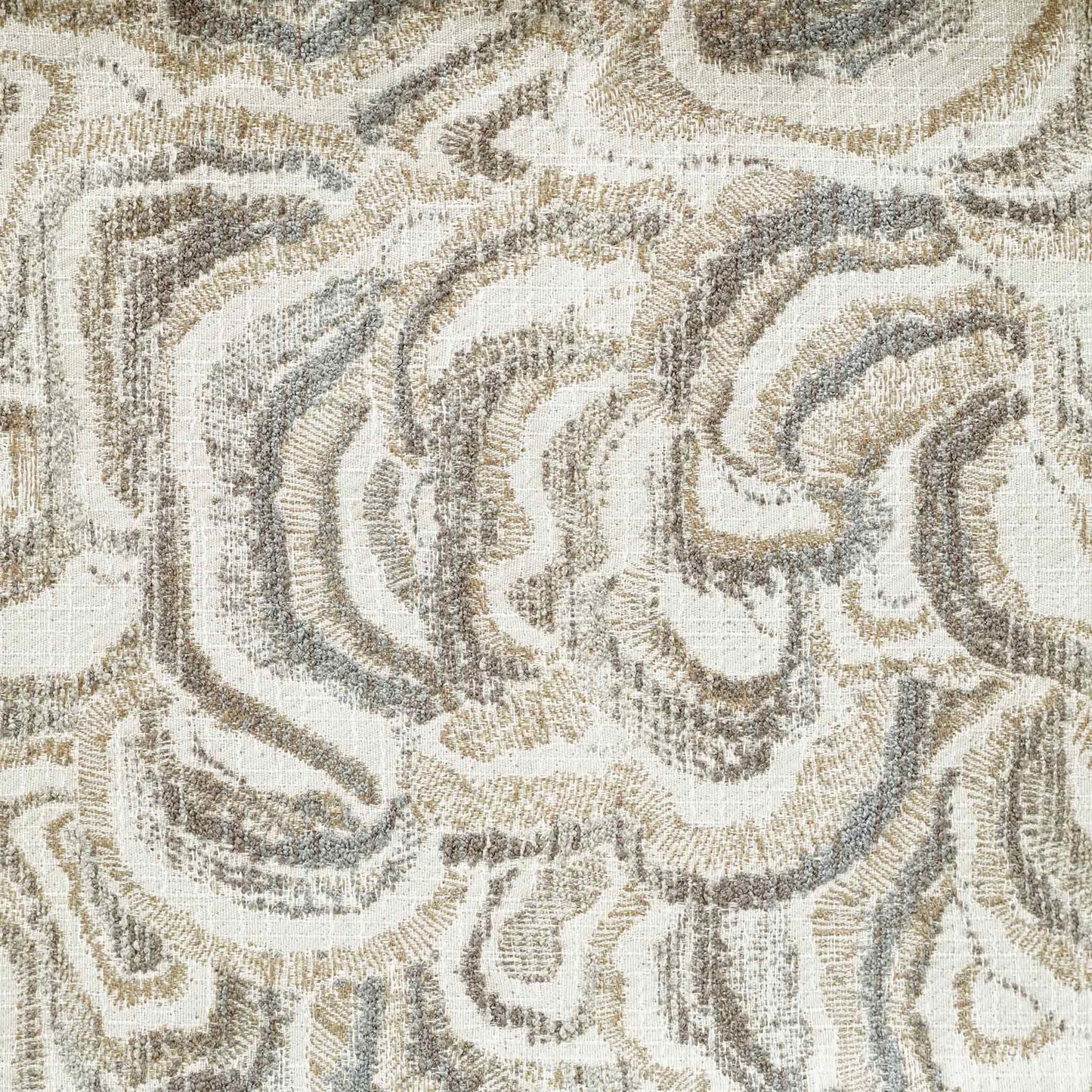 This white and grey mother-of-pearl patterned decorative lumbar cushion adds a contemporary touch to home décor.
