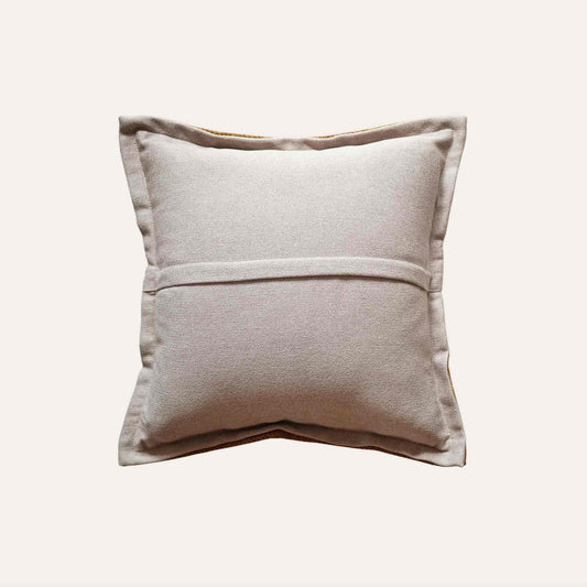 Luxurious royal hue, richly textured, cushion covers made of durable polyester with beige back.