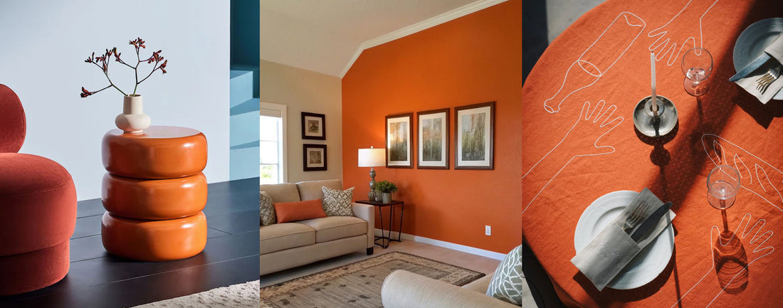 Orange: Where Warmth Meets Playfulness at Home