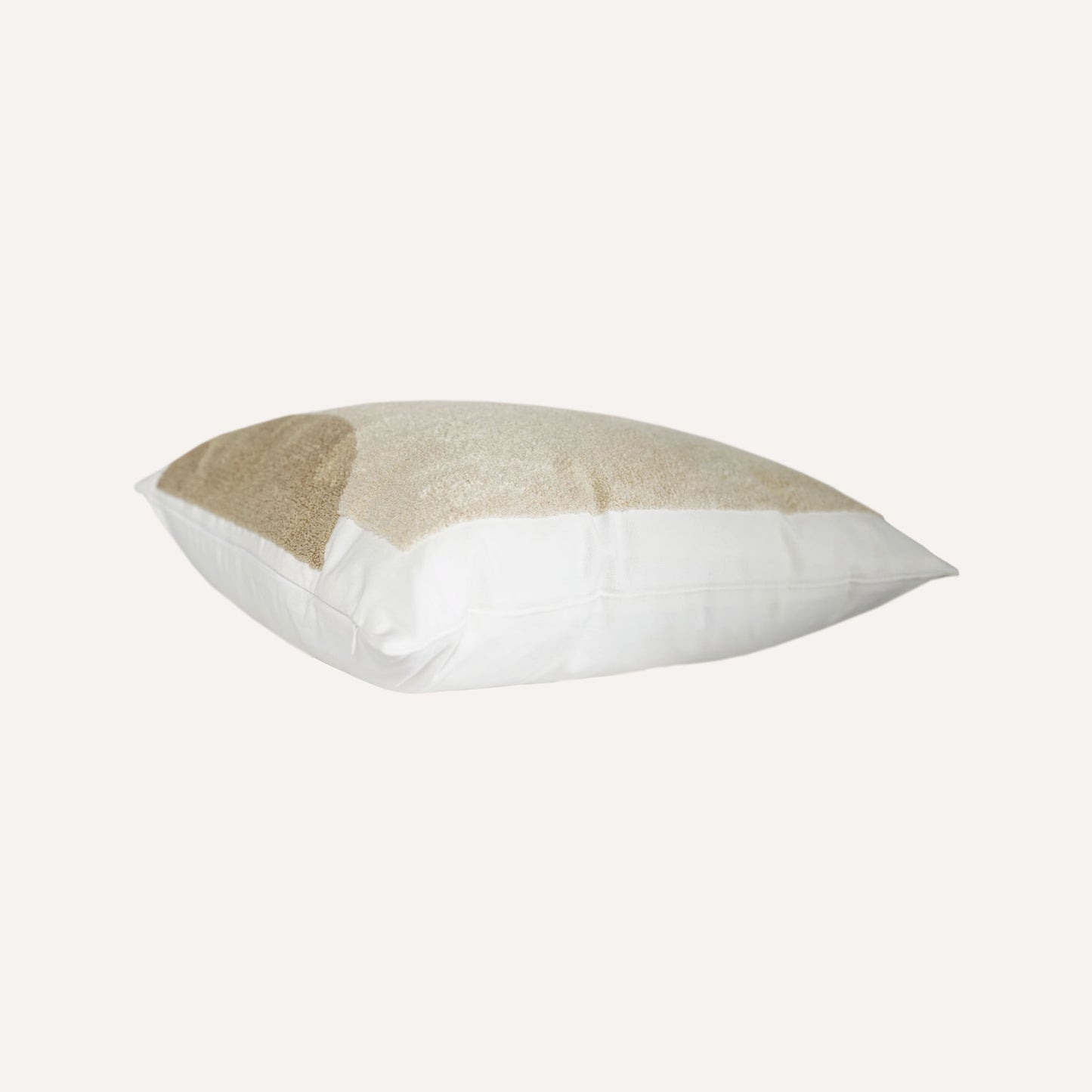This decorative cushion features a stylish black beige tufted design that adds a modern touch to any space.