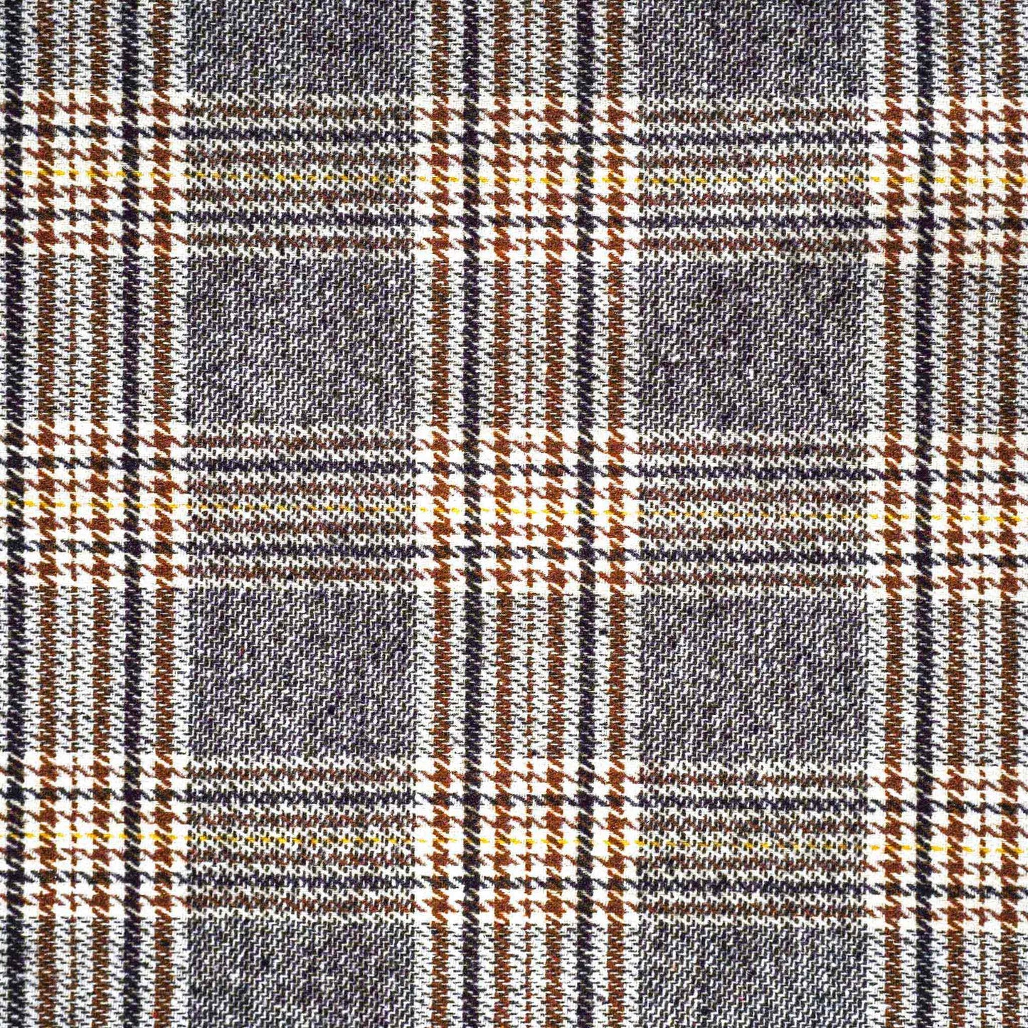 Classic brown grey plaid cushion covers with soft touch.