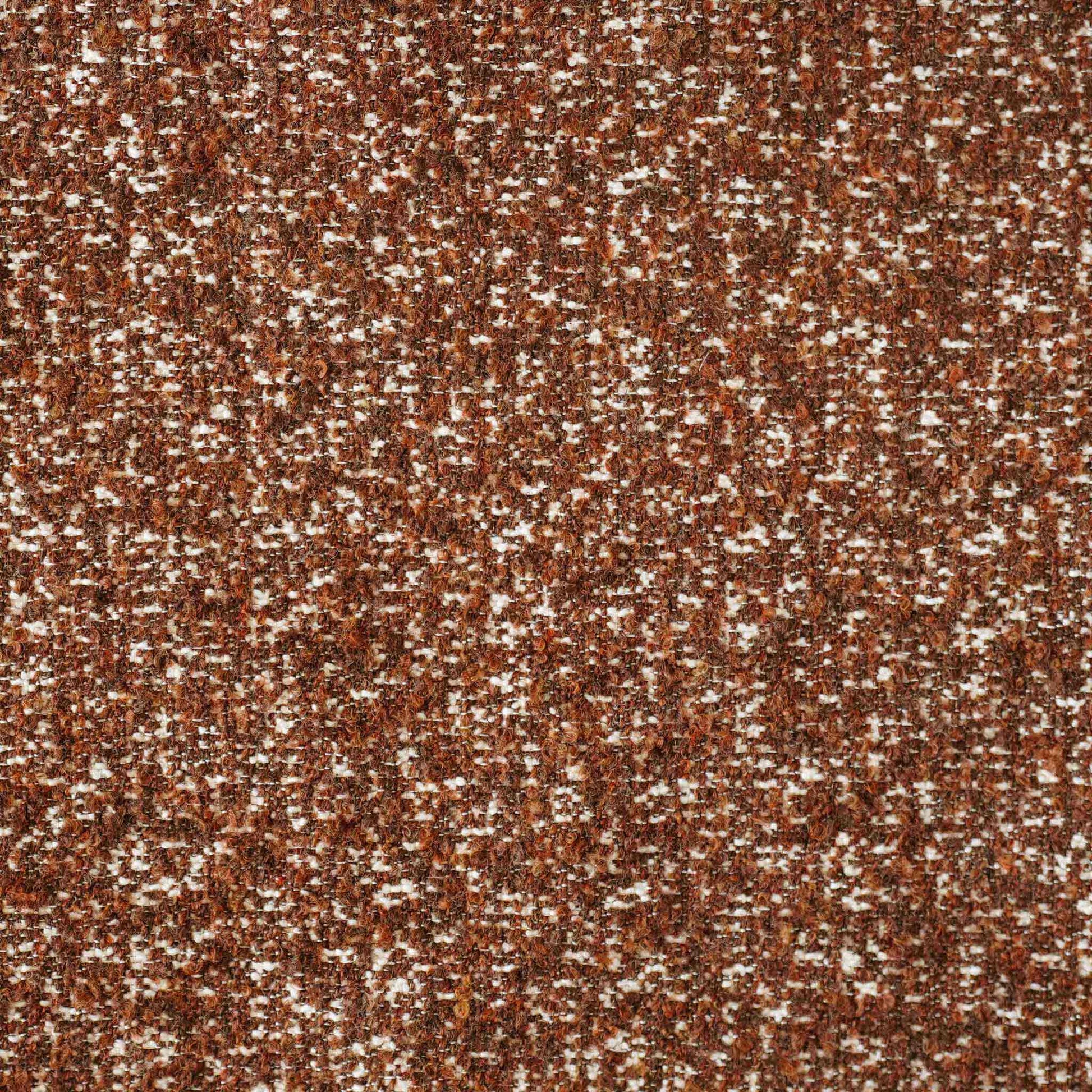 Caramel and white mixed weave linen cotton lumbar cushion cover.