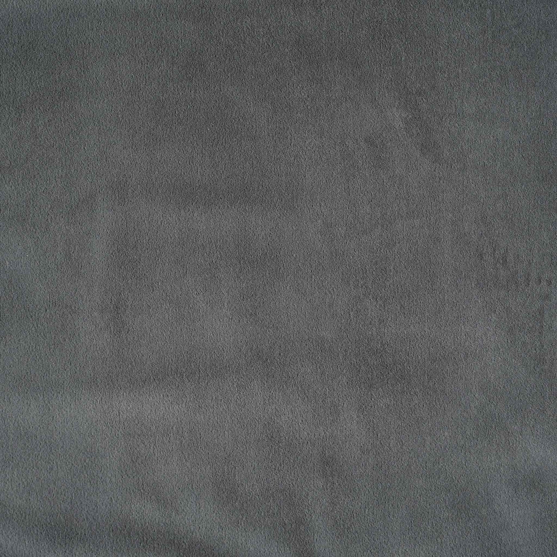 Soft dark grey velvet with stylish piping cushion cover.