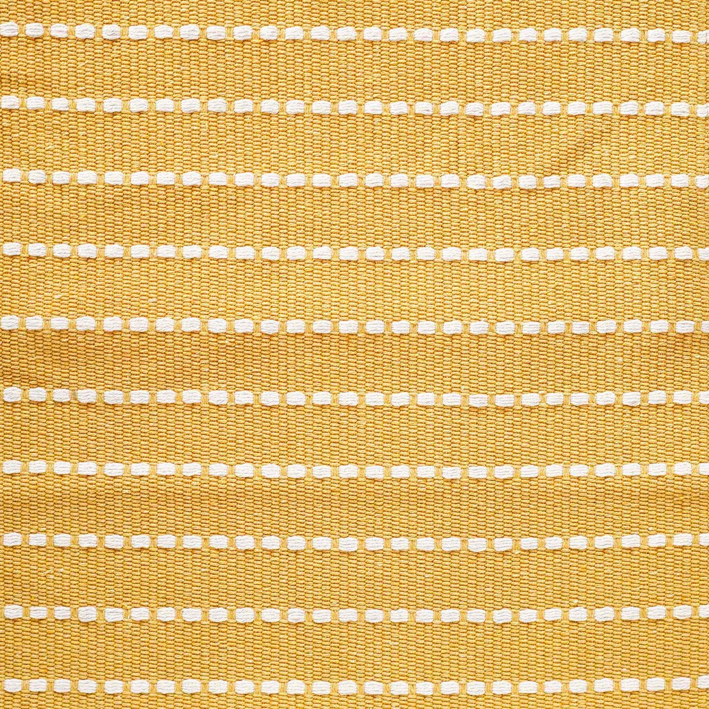 Stylish yellow woven square cushion covers with boho tassels.