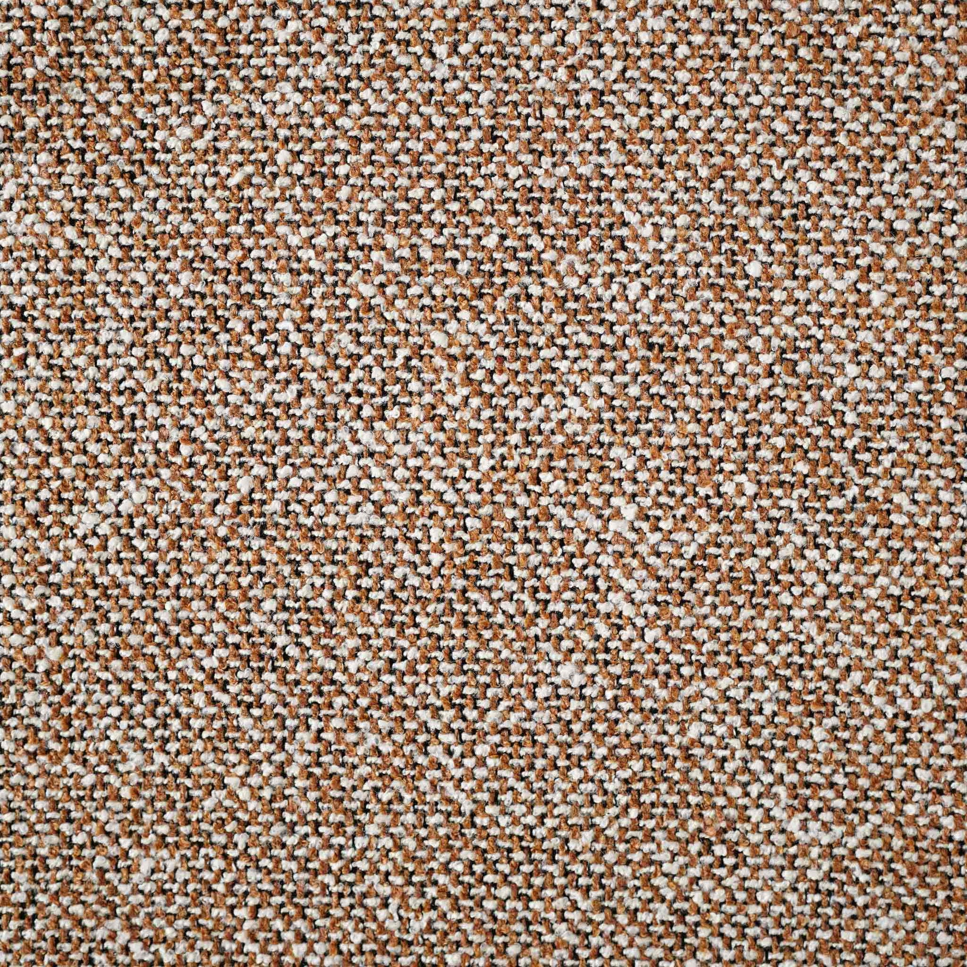 Cozy brown white mixed weave cotton linen decorative cushion cover.