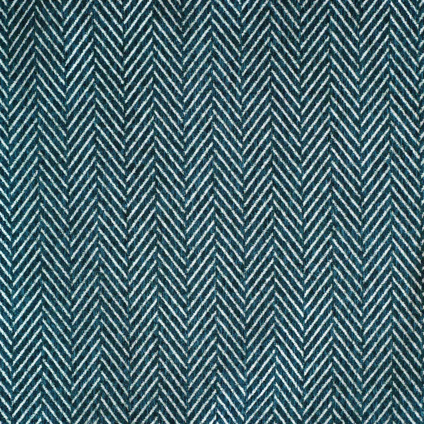 Fashion green and white herringbone chenille cushion cover
