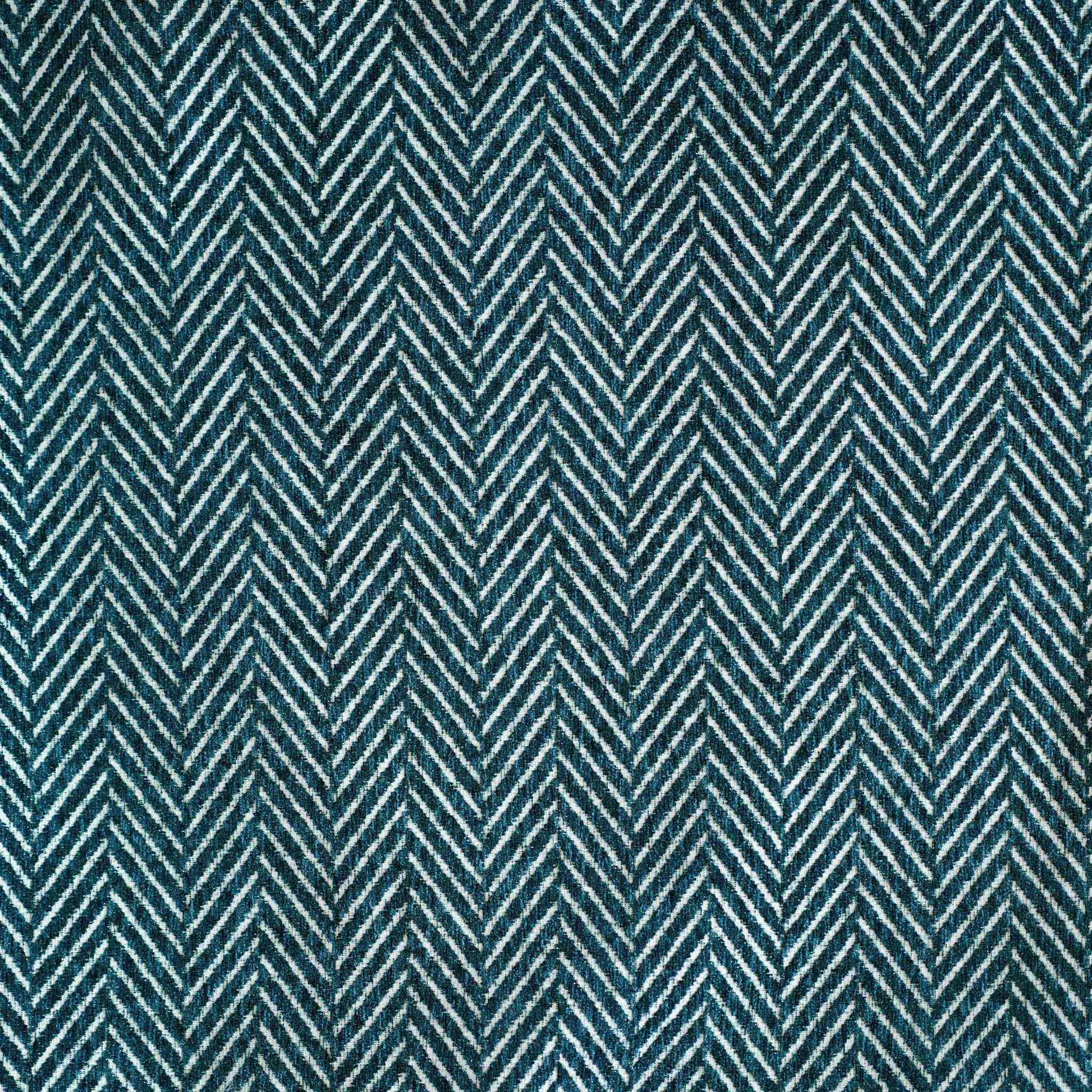 Fashion green and white herringbone chenille cushion cover