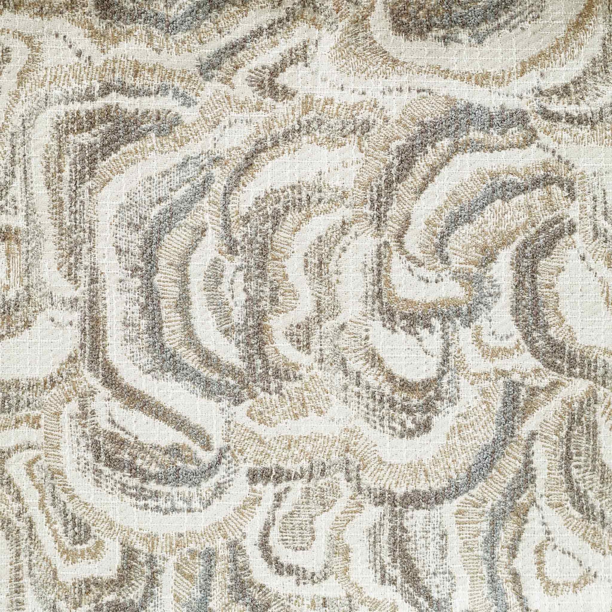 This white and grey mother-of-pearl patterned decorative lumbar cushion adds a contemporary touch to home décor.