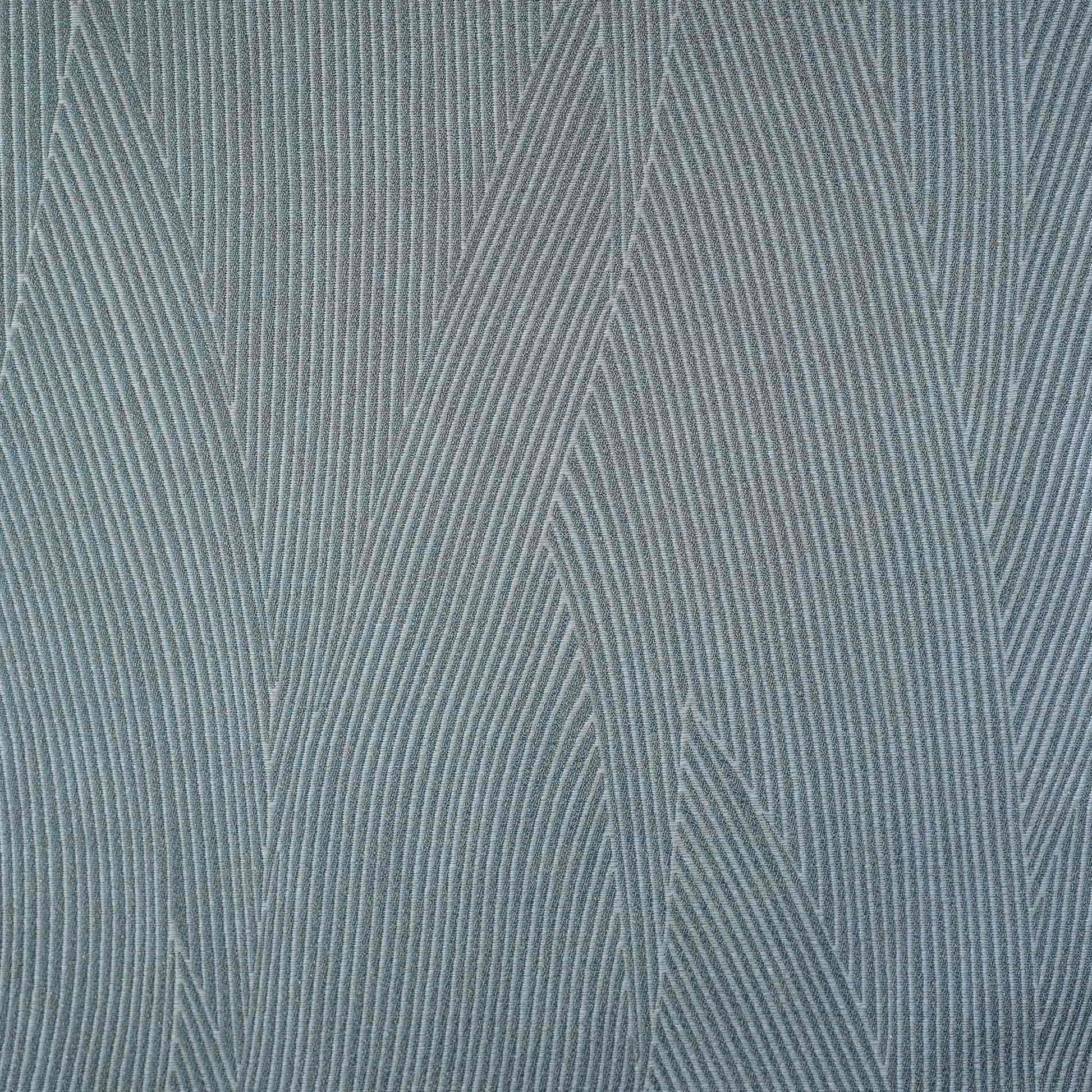 Luxurious blue grey cushion cover with chic striped design.