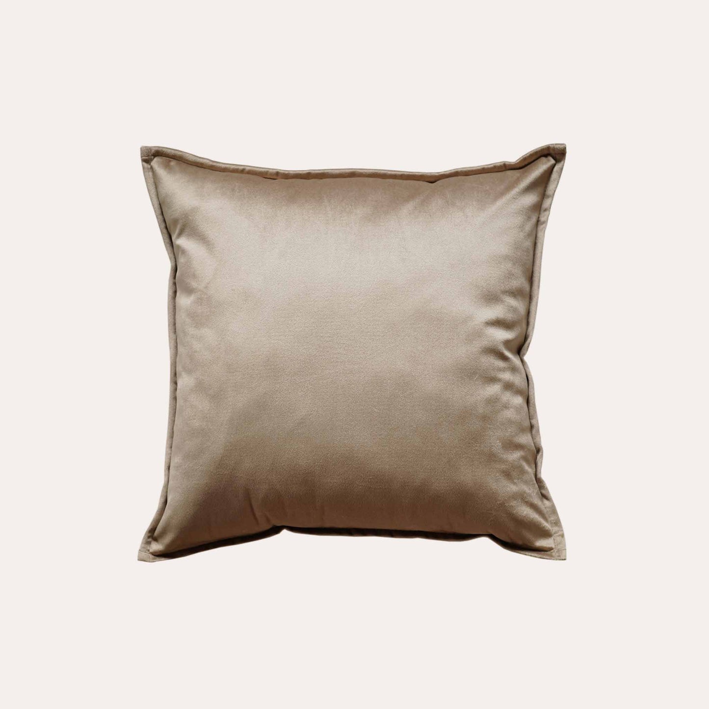 Retro beige-brown geometric cushion covers with brown back.