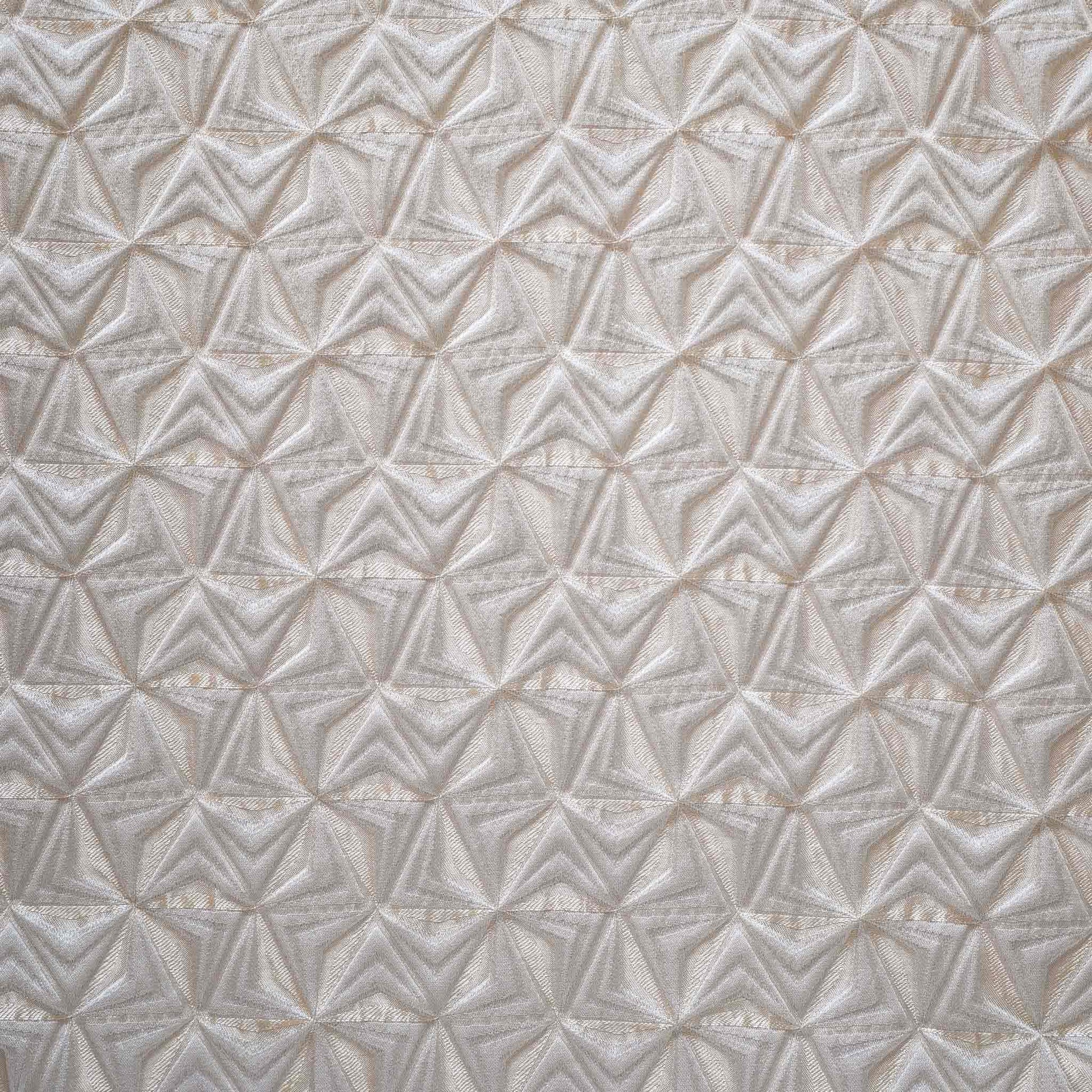 Elegant jacquard cushion covers with windmill motif and subtle 3D effect.