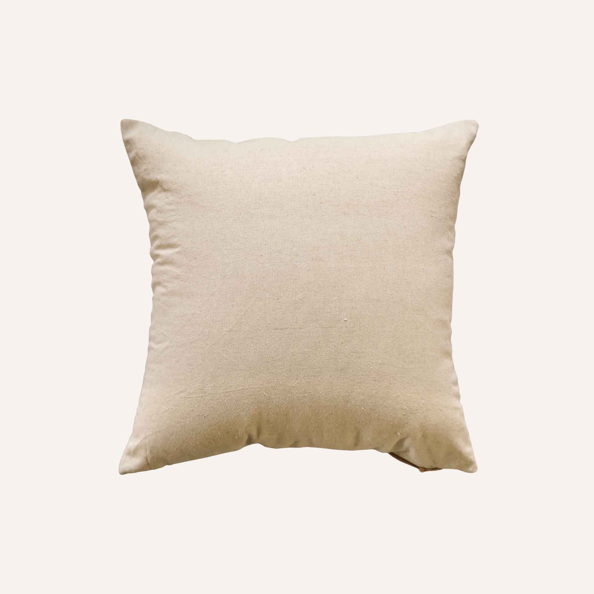 Pure linen colour cushion back.
