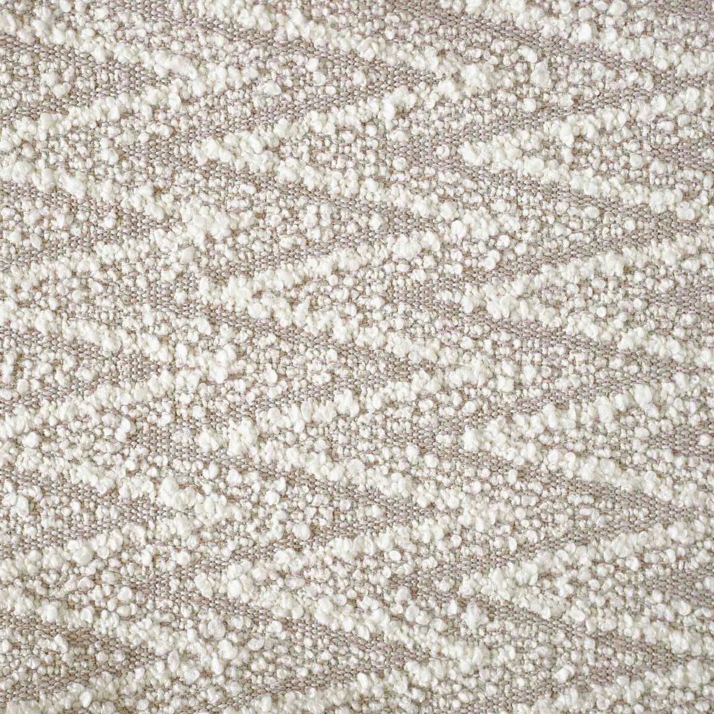 White and beige serrated pattern woolen decorative cushion cover.